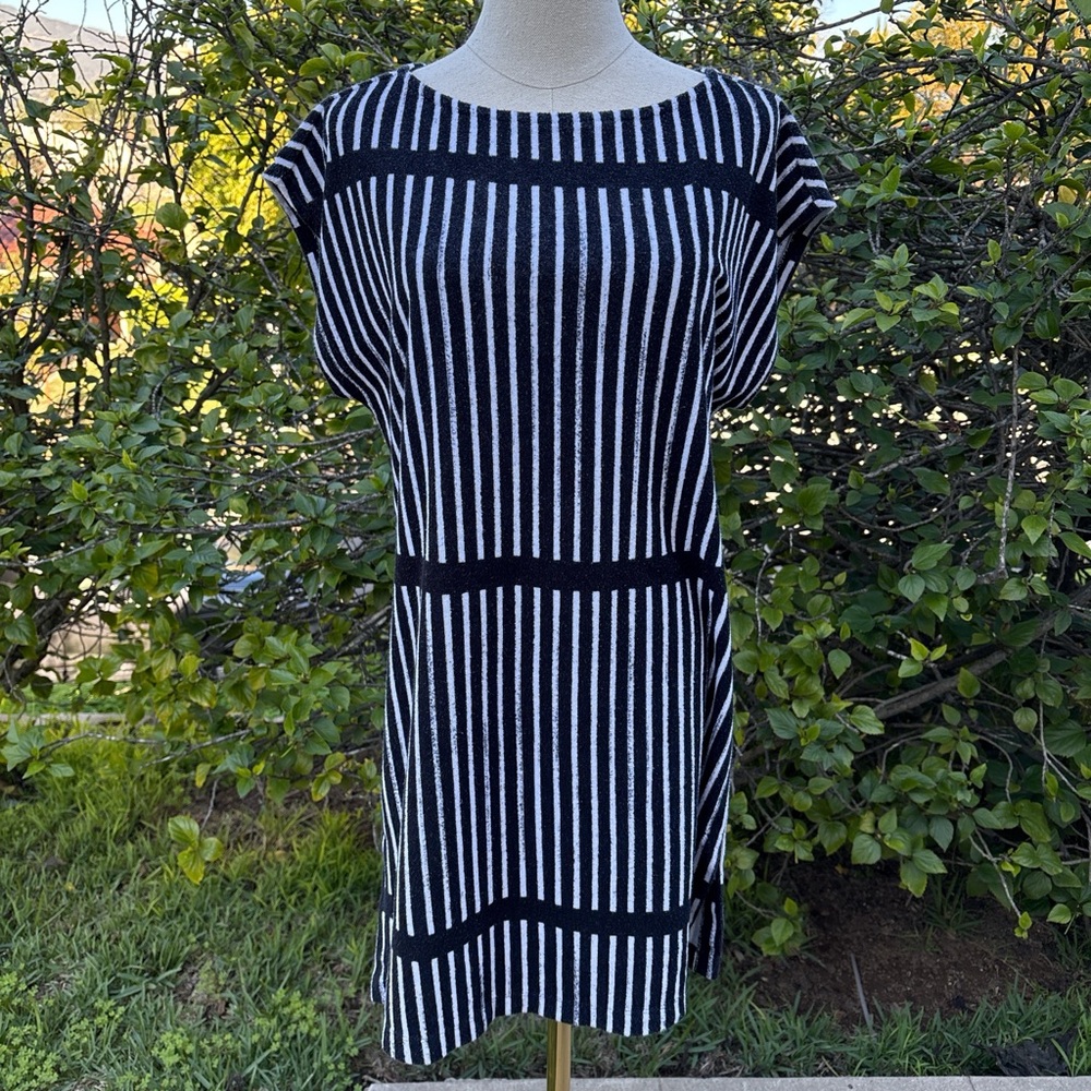 Marimekko x Target Blue Striped Terry Dress